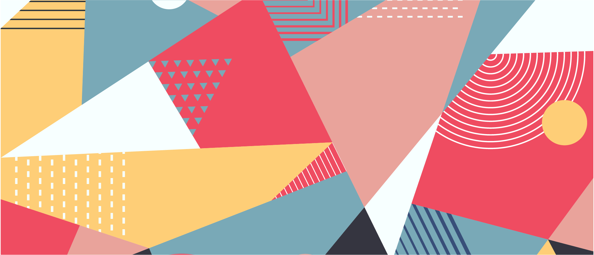 γεωμετρικά πολύχρωμα μοντέρνα χαλί - TenStickers