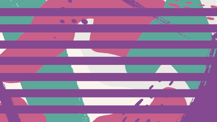 πολύχρωμο μοτίβο ρίγες χαλί - TenStickers