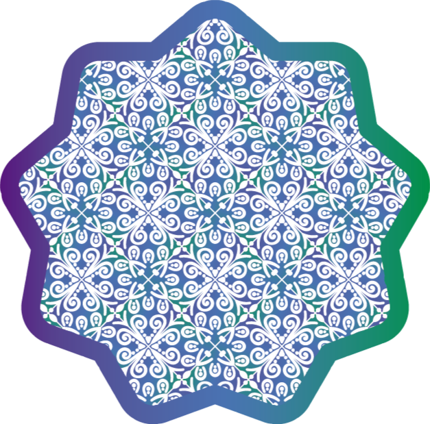 έθνικ μοτίβο πολύχρωμο εθνοτικό χαλί - TenStickers