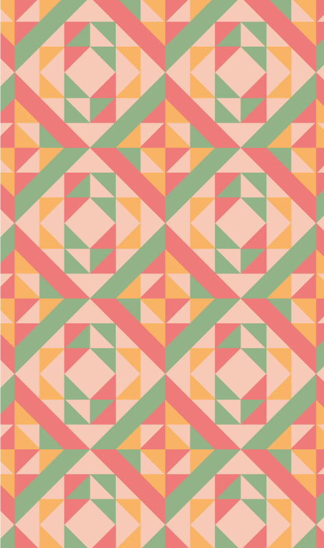 βινυλίου χαλί πεζοδρόμιο μοτίβο πέτρινα πλακάκια - TenStickers