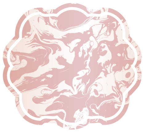 ροζ και λευκό μαρμάρινο χαλί - TenStickers