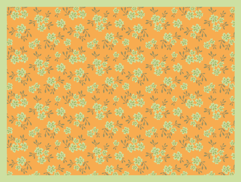 εκλεκτής ποιότητας λουλούδια κίτρινο χαλί λουλουδιών - TenStickers