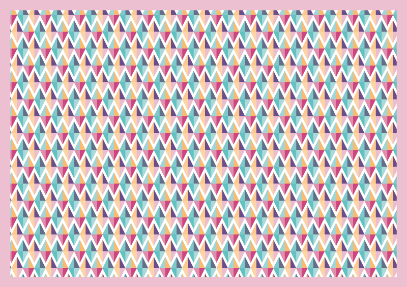 πολύχρωμα διαμάντια γεωμετρικά χαλιά - TenStickers