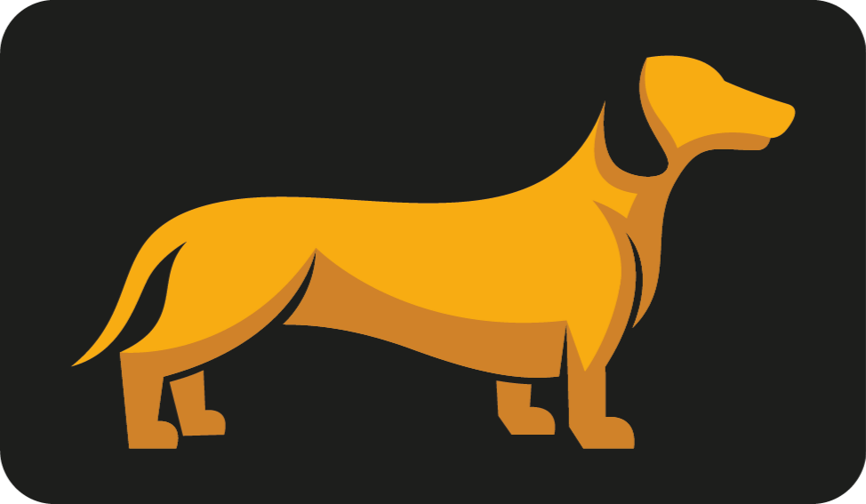 xαλί με εκτύπωση ζώου κυνικός σιλουέτα - TenStickers