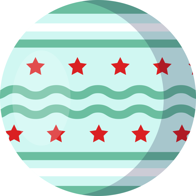 χαλί στολίδι χριστουγεννιάτικο δέντρο - TenStickers