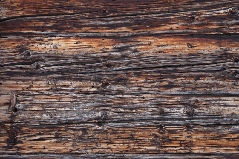 Vintage χαλί από βινύλιο εφέ ξύλου - TenStickers