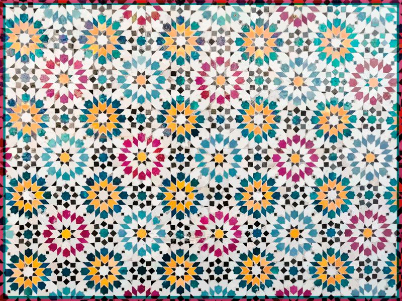 πλακάκια δαπέδου μεσογειακού μωσαϊκού - TenStickers