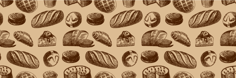 σχεδιασμός αρτοποιίας πλακάκια δαπέδου κουζίνας - TenStickers