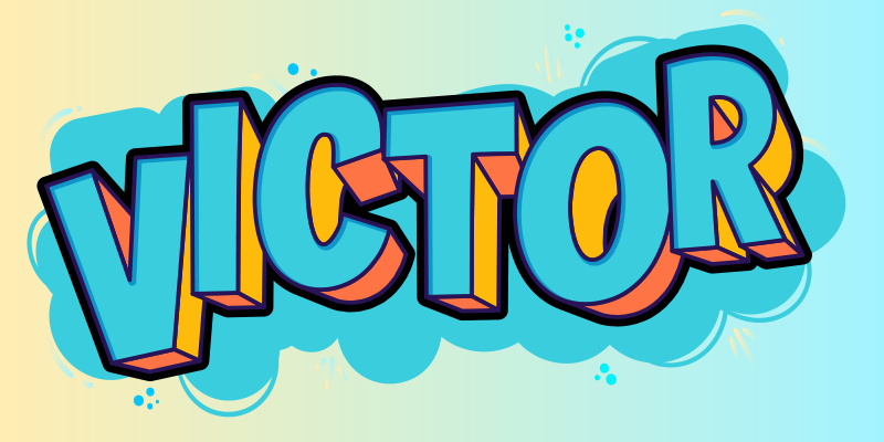 3d προσαρμόσιμο όνομα χαλί βινυλίου - TenStickers