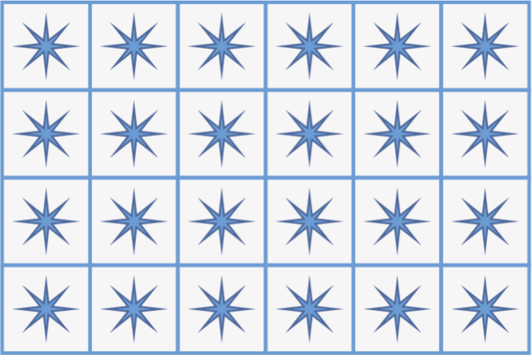 μπλε χαλί πλακιδίων βινυλίου - TenStickers