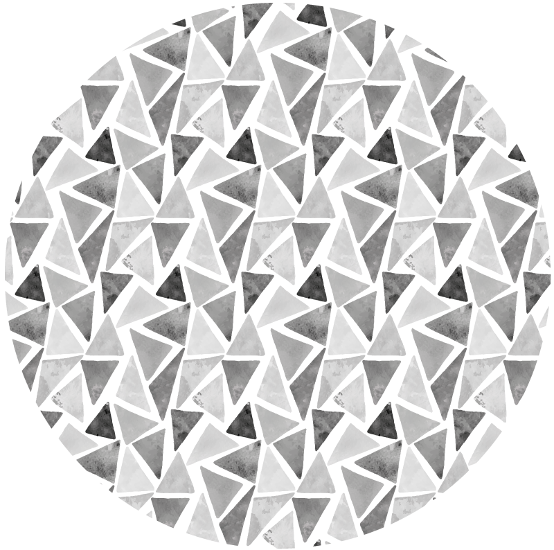 γκρι αποχρώσεις τρίγωνα γεωμετρικά χαλιά βινυλίου - TenStickers