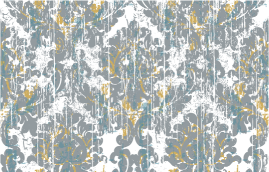 σχέδιο χεριών γκρι μοντέρνο χαλί - TenStickers