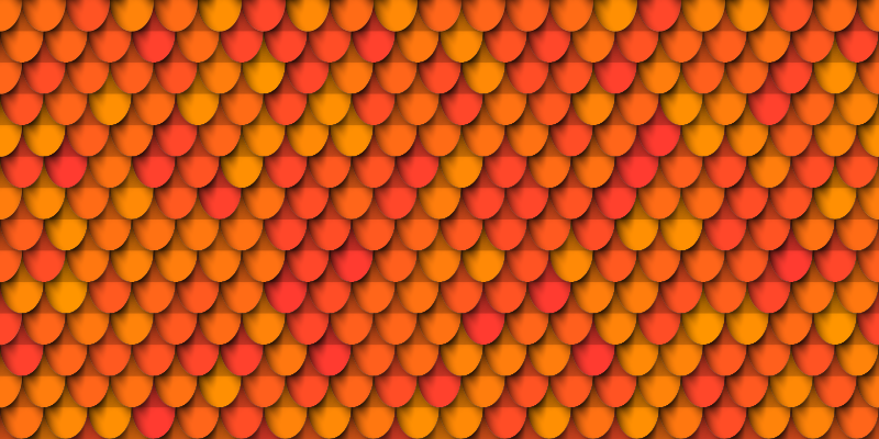 χαλί βινυλίου μοτίβο κεραμοσκεπής - TenStickers