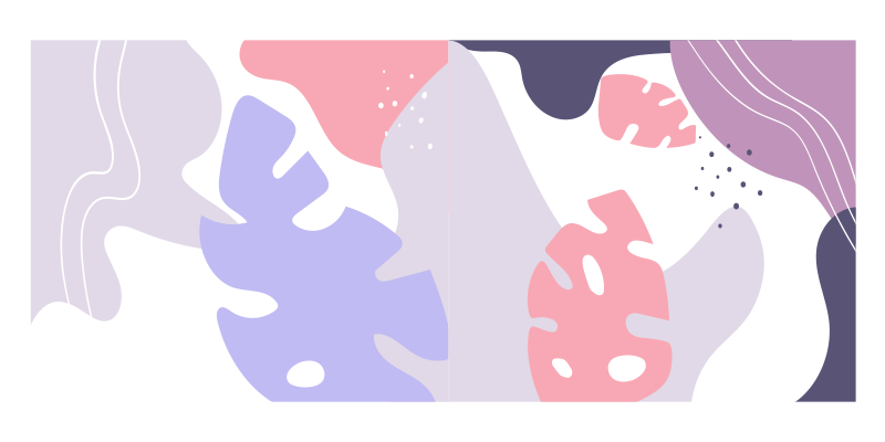 χρωματιστό χαλί φύσης φύλλων monstera - TenStickers