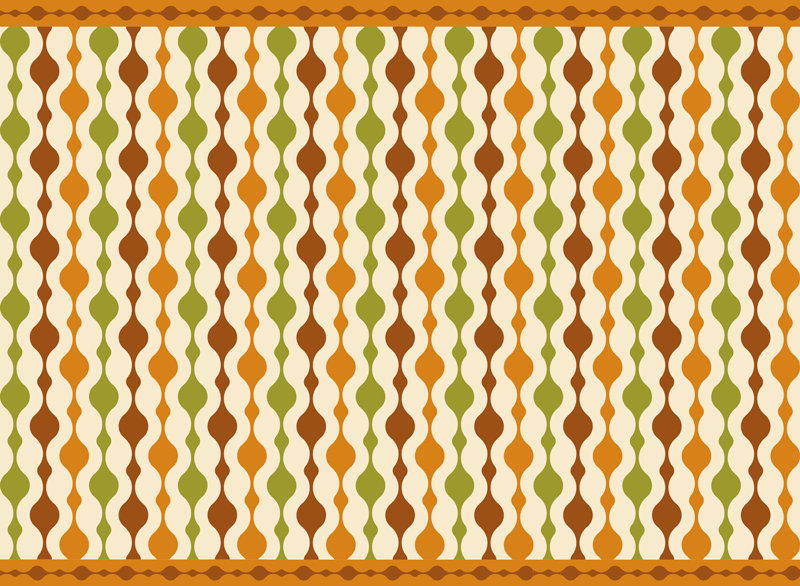 Η δεκαετία του '70 ρίχνει vintage χαλί - TenStickers