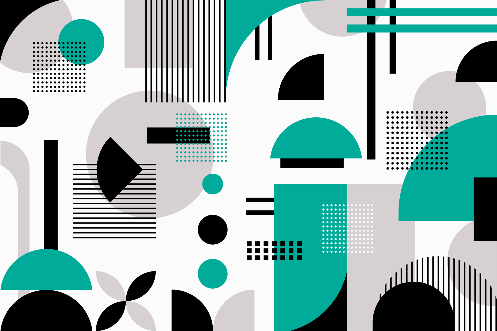 χαλί βινυλίου μοντέρνο γεωμετρικό σχήμα - TenStickers