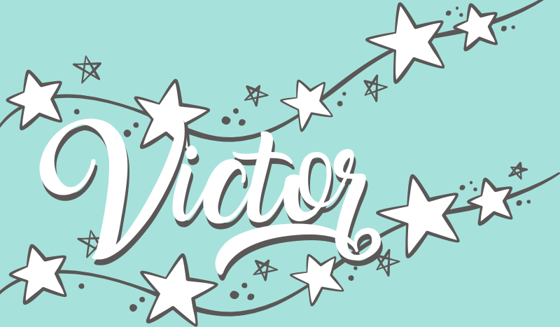 αστέρια με χαλί βινυλίου για παιδιά - TenStickers