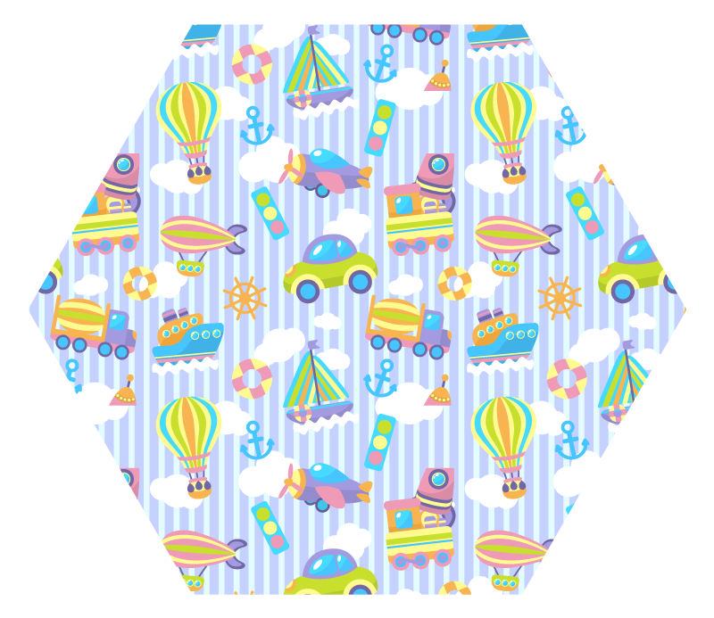 χαλί βινυλίου για φορτηγά, αεροπλάνα και λεωφορεία - TenStickers