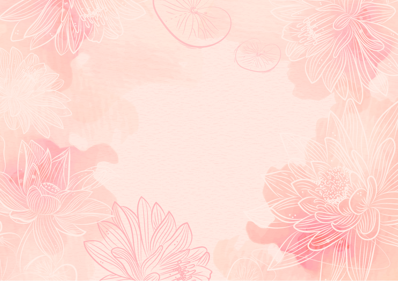 xαλί βινυλίου με λουλούδια λουλουδάτη ηρεμία - TenStickers