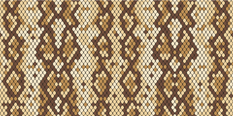 δέρμα φιδιού εκτύπωση ζωικό χαλί από βινύλιο - TenStickers