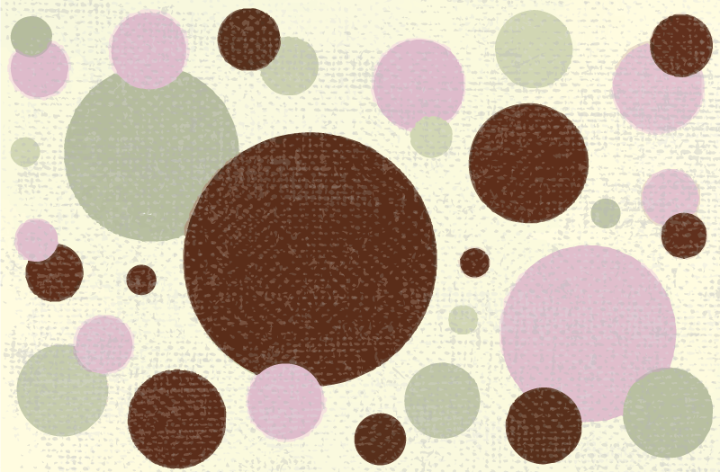 μεγάλα και μικρά πουά γεωμετρικά χαλιά - TenStickers