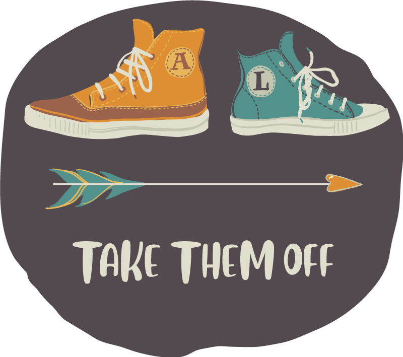 τα χαριτωμένα παπούτσια τα βγάζουν από το χαλί - TenStickers