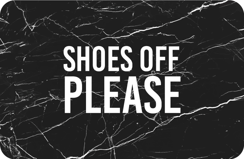 παπούτσια από μάρμαρο μοτίβο χαλί - TenStickers