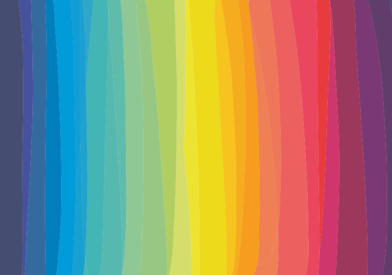 χαλί δαπέδου με ουράνιο τόξο - TenStickers