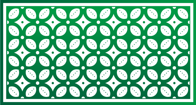 σμαραγδένια πράσινα πλακάκια δαπέδου κουζίνας - TenStickers