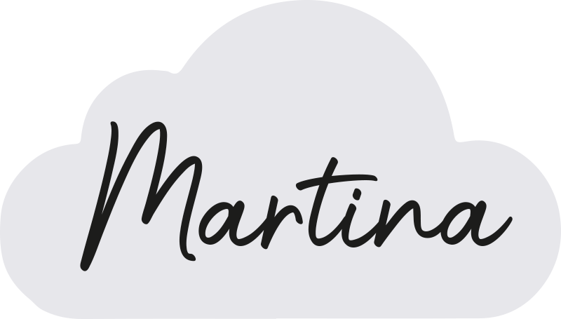 γκρι σύννεφο με όνομα εξατομικευμένο χαλί - TenStickers