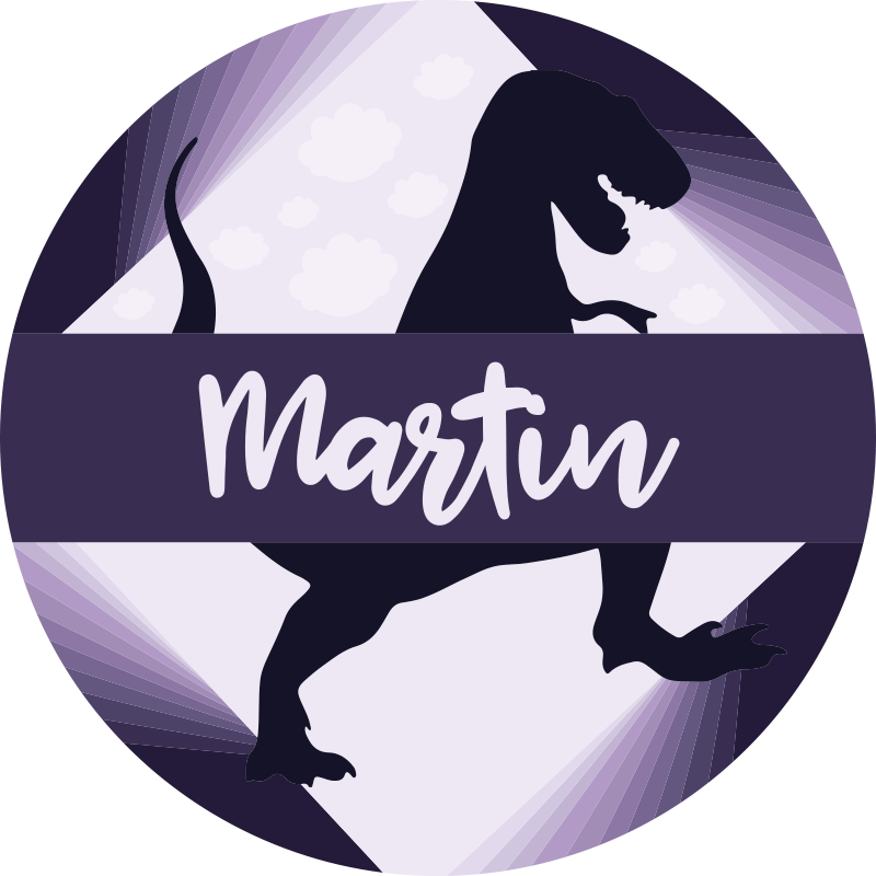 εξατομικευμένο δροσερό χαλί βινυλίου δεινοσαύρων - TenStickers