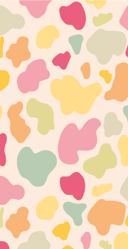 ουράνιο τόξο αγελάδα εκτύπωση ζωικό χαλί βινύλιο - TenStickers