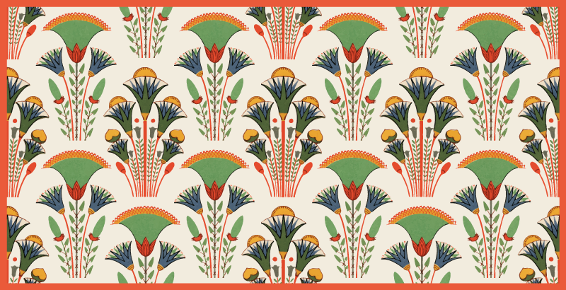 Vintage χαλί βινυλίου αιγυπτιακού στιλ - TenStickers