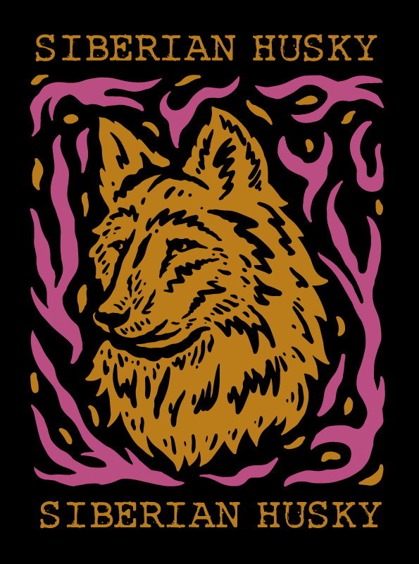 λύκος με επωνυμία εξατομικευμένο ματ βινύλιο - TenStickers