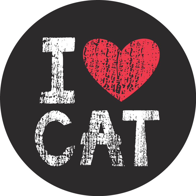 Λατρεύω το χαλί δρομέας με βινυλίου παιδιά - TenStickers