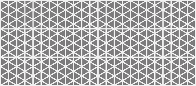 γκρι και λευκό τρίγωνο κουζινών γεωμετρικά χαλιά - TenStickers