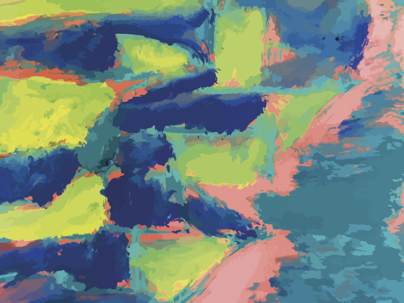 μοντέρνο χαλί αφηρημένα τμήματα χρώματος - TenStickers