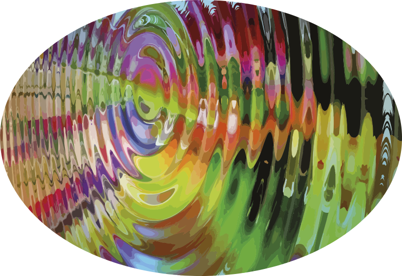 ομόκεντρο πολύχρωμο μοντέρνο χαλί - TenStickers