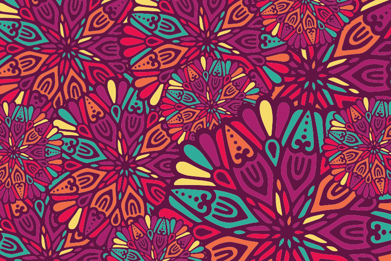 ροζ χαλί μανταλας εφήβων βινυλίου - TenStickers