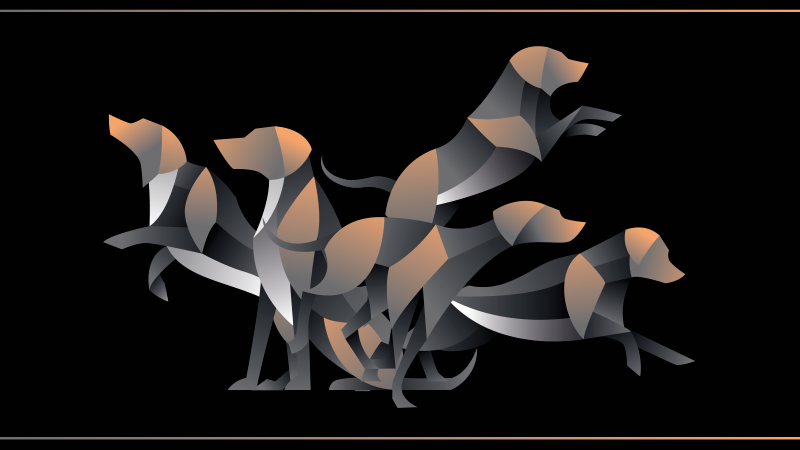 Το λαμπραντόρ τοποθετεί χαλί ζώων - TenStickers