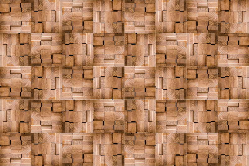 ξύλινη σανίδα αμερικανική ξύλο καρυδιάς βινυλίου κουβέρτα - TenStickers