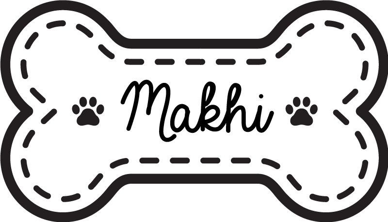 ριγέ εξατομικευμένο χαλί από βινύλιο από οστά ζώων - TenStickers