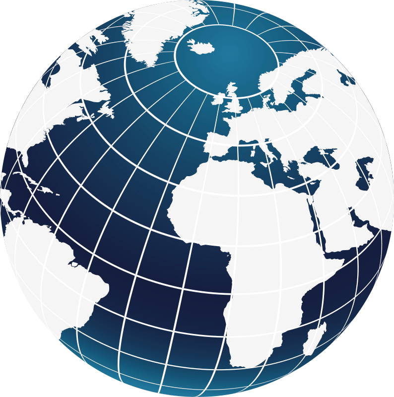 με χαλί βινυλίου παγκόσμιο χάρτη μεσημβρινών - TenStickers