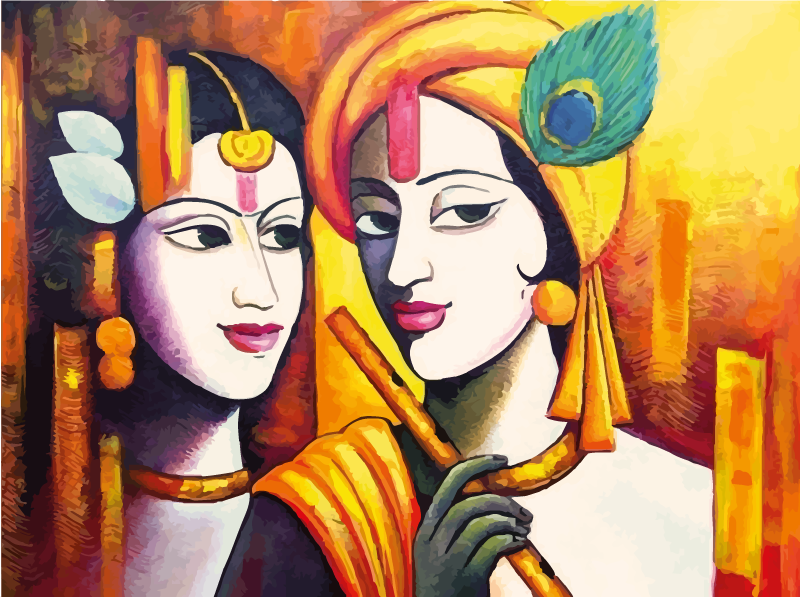 σύγχρονη τέχνη άνθρωποι σύγχρονη κουβέρτα - TenStickers