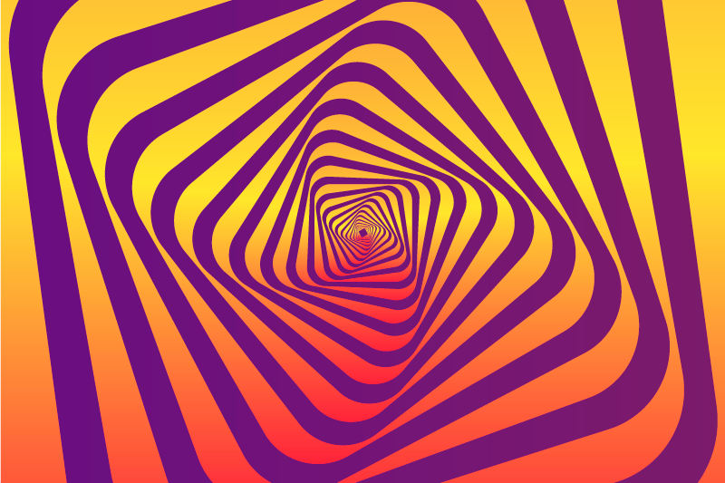 μοντέρνα τέχνη πολύχρωμα δίνη μοντέρνα χαλί βινυλίου - TenStickers