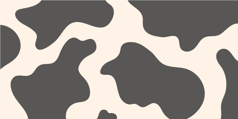 Sylvester αγελάδα ζωική εκτύπωση κουβέρτα βινυλίου - TenStickers