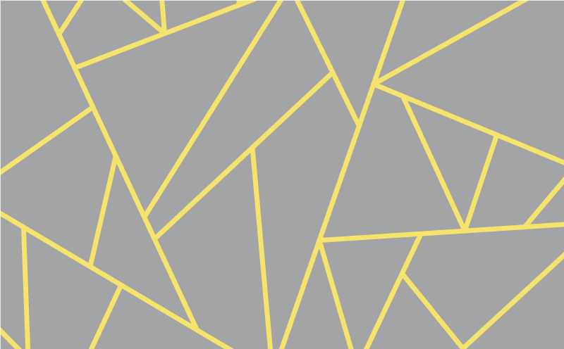 παντόνι τρίγωνα δύο γεωμετρικά χαλιά - TenStickers