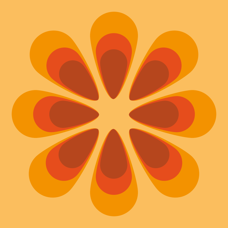 70 χλόη λουλουδιών μονού λουλουδιού - TenStickers