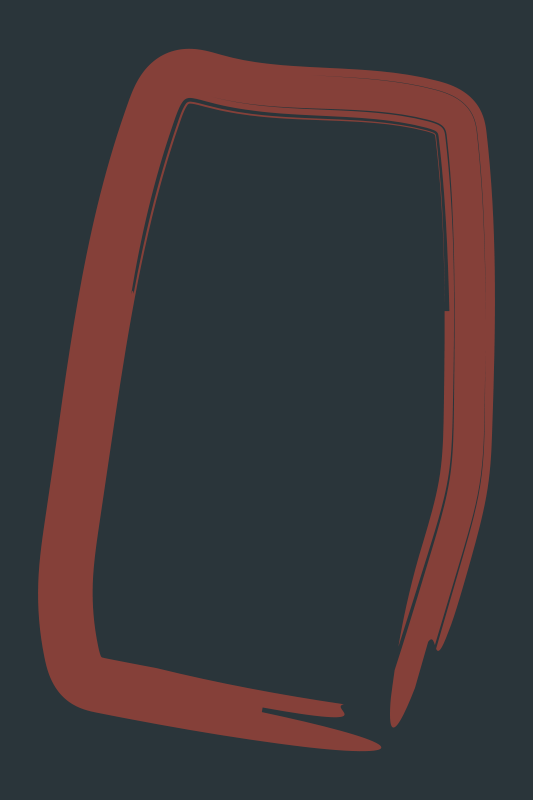 απλό χαλί από βινυλίου κόκκινου τετραγώνου σκανδιναβικού στυλ - TenStickers