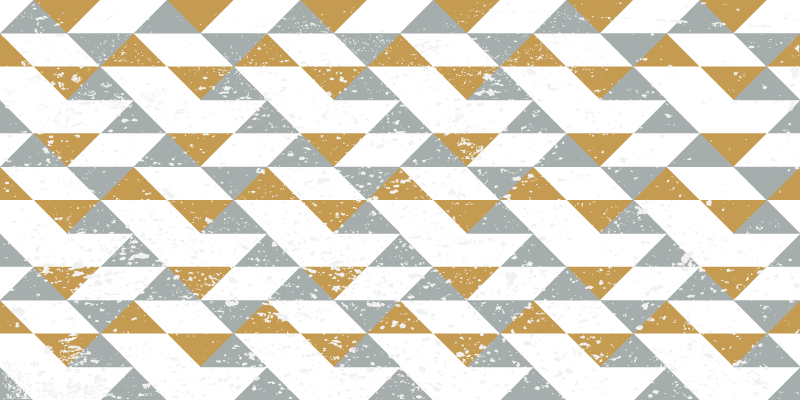 κουζίνα γεωμετρικά grunge πλακάκια δαπέδου κουζίνας - TenStickers